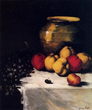 傑曼 西奧多爾 尅勒門特 立波特 A Still Life With Apples And Grapes 傑曼 西奧多爾 尅勒門特 立波特 A Still Life With Apples And Grapes